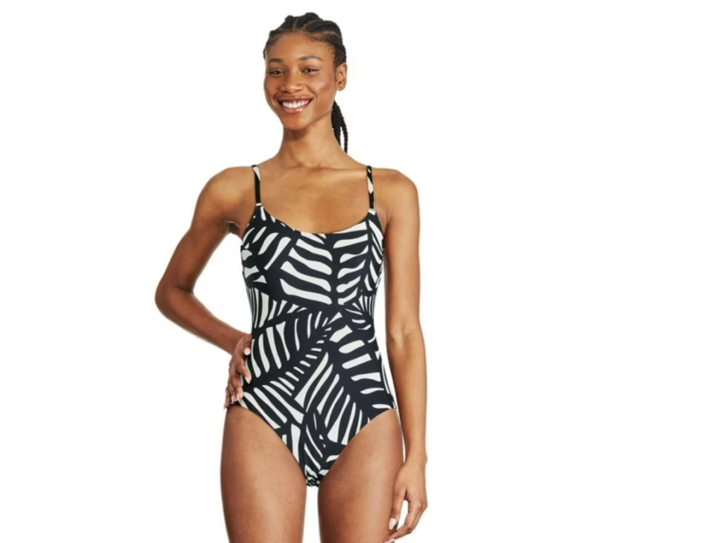flattering one piece swimsuit Walmart
